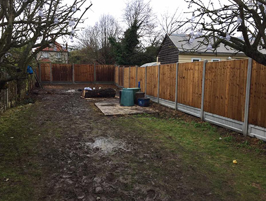 Fence installation in Southend | Montrose Fencing gallery image 1